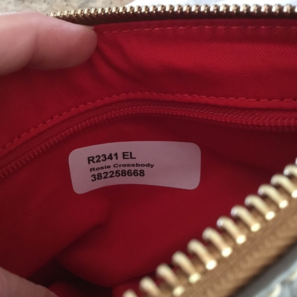 NEW Dooney & Bourke Pebble Grain Elephant Rosie Crossbody Leather Bag - Picture 10 of 15